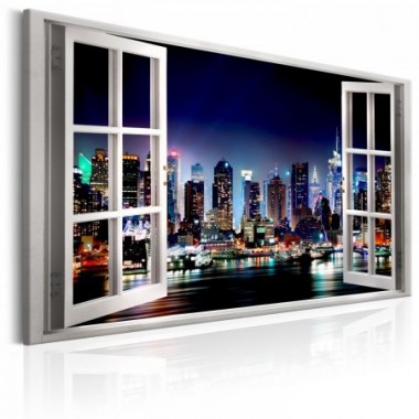 Quadro - Window: View of New York - 90x60
