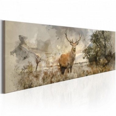 Quadro - Watercolour Deer - 150x50