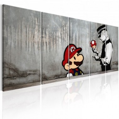 Quadro - Mario Bros on Concrete - 200x80