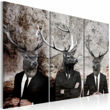 Quadro - Deer in Suits I - 120x80