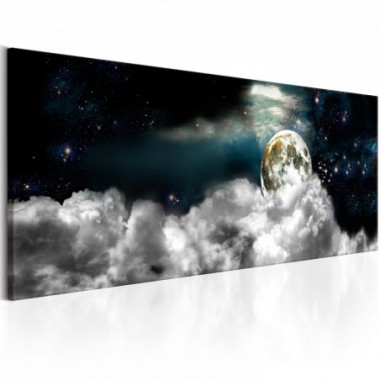 Quadro - Moon in the Clouds - 120x40