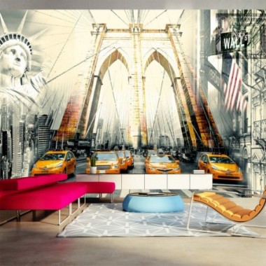 Fotomurale - Vita di città - 450x280