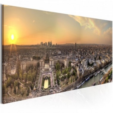 Quadro - View from Eiffel Tower (1 Part) Narrow -...