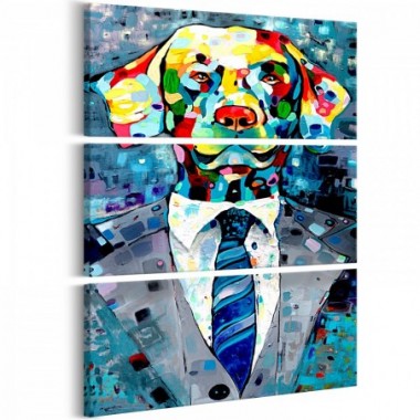 Quadro - Dog in a Suit (3 Parts) - 60x90