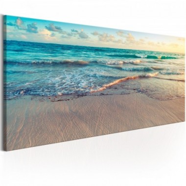Quadro - Beach in Punta Cana (1 Part) Narrow - 120x40