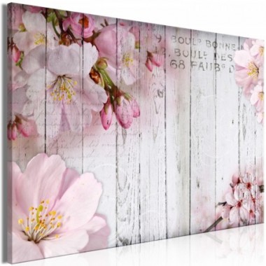 Quadro - Flowers on Boards (1 Part) Wide - 120x80