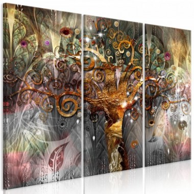 Quadro - Golden Tree (3 Parts) - 120x80