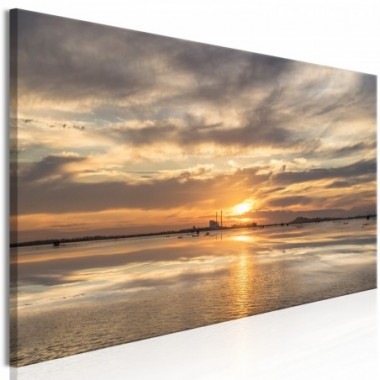 Quadro - Cloudy Evening (1 Part) Narrow - 135x45