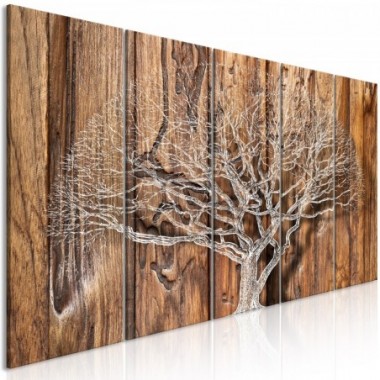 Quadro - Tree Chronicle (5 Parts) Narrow - 225x90