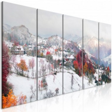 Quadro - First Snow (5 Parts) Narrow - 225x90