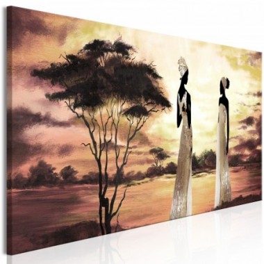 Quadro - African Goddesses (1 Part) Narrow - 120x40
