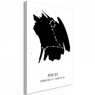 Quadro - Zodiac Signs: Pisces (1 Part) Vertical - 40x60