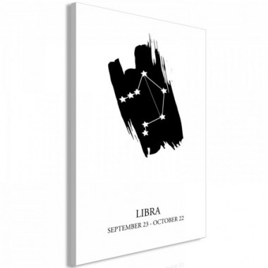 Quadro - Zodiac Signs: Libra (1 Part) Vertical - 40x60