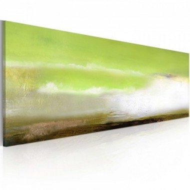 Quadro dipinto - Schiuma marina - 100x40