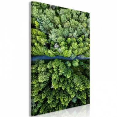 Quadro - Road Through Forest (1 Part) Vertical - 60x90