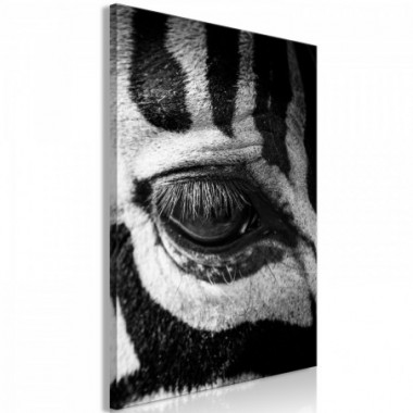 Quadro - Zebra Eye (1 Part) Vertical - 40x60