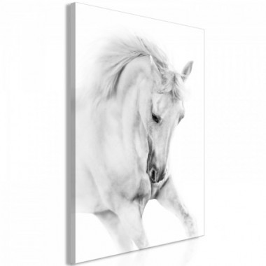 Quadro - White Horse (1 Part) Vertical - 80x120