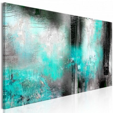 Quadro - Turquoise Fog (1 Part) Narrow - 135x45
