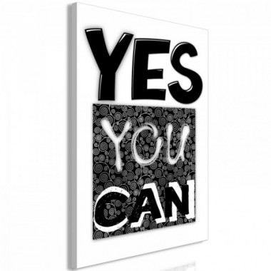 Quadro - Yes You Can (1 Part) Vertical - 40x60