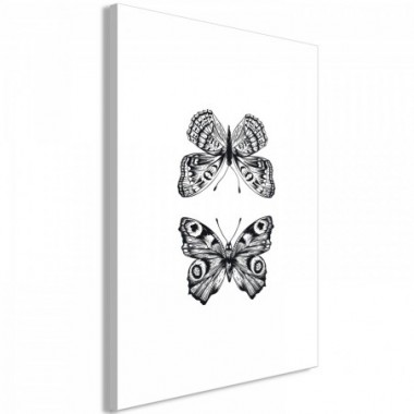 Quadro - Two Butterflies (1 Part) Vertical - 40x60