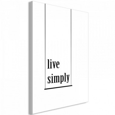 Quadro - Minimalistic Motto (1 Part) Vertical - 60x90