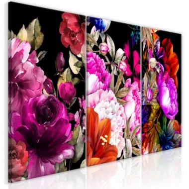 Quadro - Holiday Bouquet (3 Parts) - 120x60