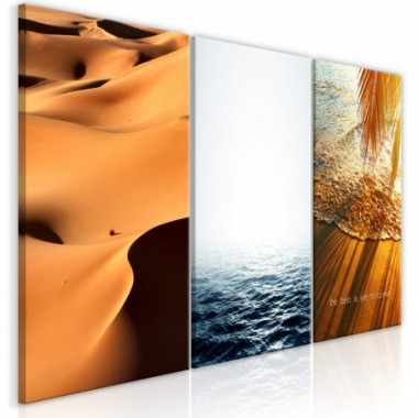 Quadro - Sand and Water (3 Parts) - 120x60