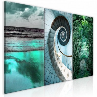 Quadro - Faces of Nature (3 Parts) - 120x60