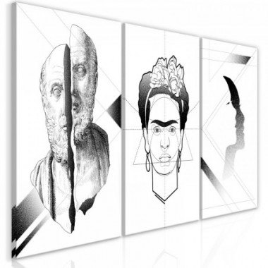 Quadro - Facial Composition (3 Parts) - 120x60