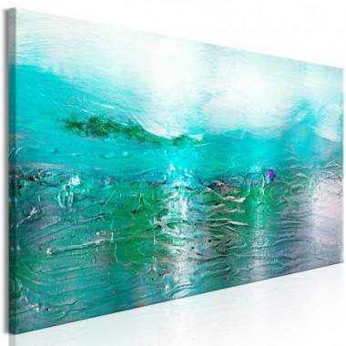 Quadro - Turquoise Landscape (1 Part) Narrow - 150x50