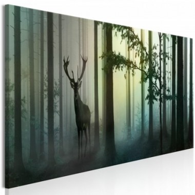 Quadro - Morning (1 Part) Narrow Green - 120x40