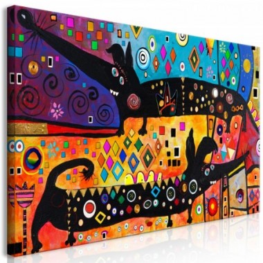 Quadro - Extravagant Dogs (1 Part) Wide - 120x60
