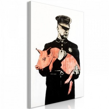 Quadro - Police Pig (1 Part) Vertical - 40x60