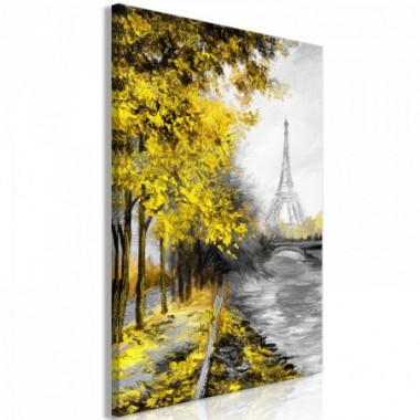 Quadro - Paris Channel (1 Part) Vertical Yellow - 40x60