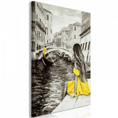 Quadro - Far Dreams (1 Part) Vertical Yellow - 80x120