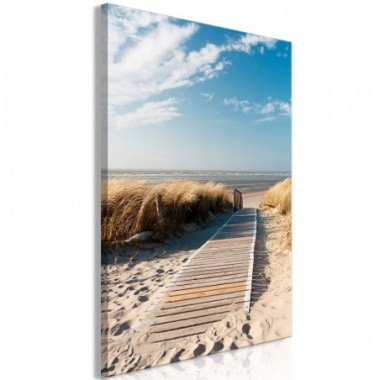 Quadro - Lonely Beach (1 Part) Vertical - 80x120