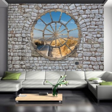 Fotomurale adesivo - Dietro il muro - 343x245