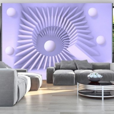 Fotomurale adesivo - Lavender maze - 343x245