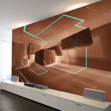 Fotomurale - Celadon trail - 350x245