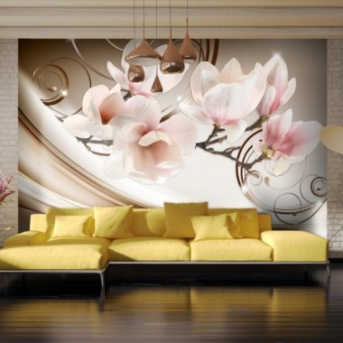 Fotomurale adesivo - Waves of Magnolia - 343x245