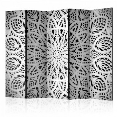 Paravento - White Mandala II [Room Dividers] - 225x172