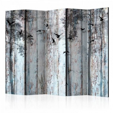 Paravento - Rustic Boards II [Room Dividers] - 225x172