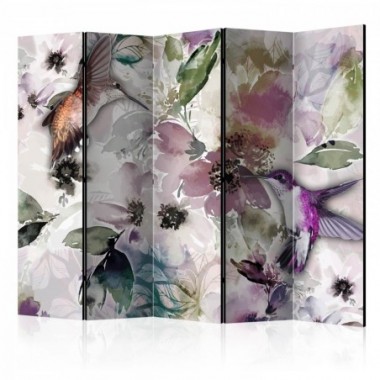 Paravento - Nature in Watercolor II [Room Dividers]...