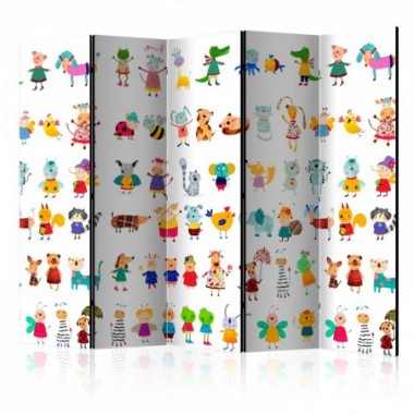 Paravento - Cartoon Pets II [Room Dividers] - 225x172
