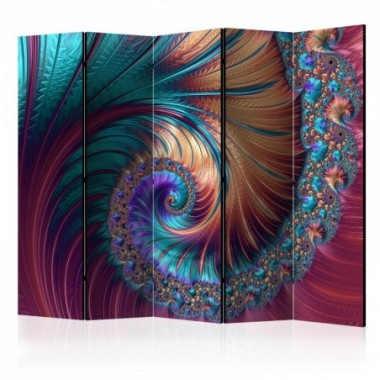 Paravento - Peacock Tail II [Room Dividers] - 225x172