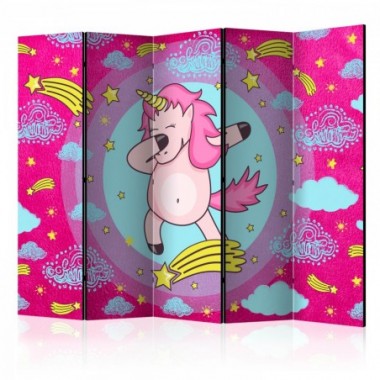 Paravento - Dancing Unicorn II [Room Dividers] -...