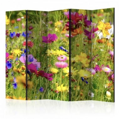 Paravento - Summer Flowers II [Room Dividers] - 225x172