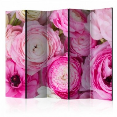 Paravento - Ranunculus Flowers II [Room Dividers] -...