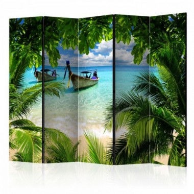 Paravento - Tropical Paradise II [Room Dividers] -...
