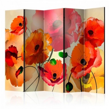 Paravento - Velvet Poppies II [Room Dividers] - 225x172